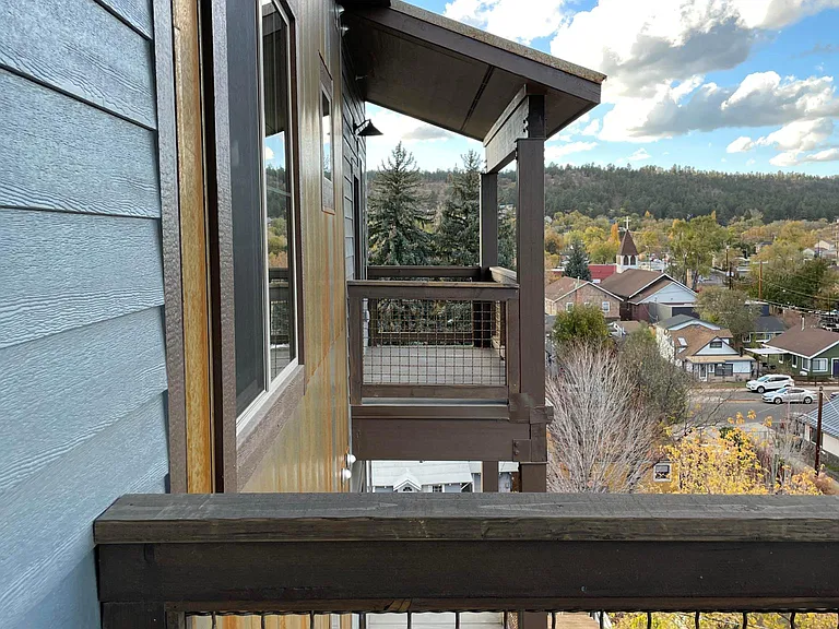 View from one of your Balconies to the other of your balconies