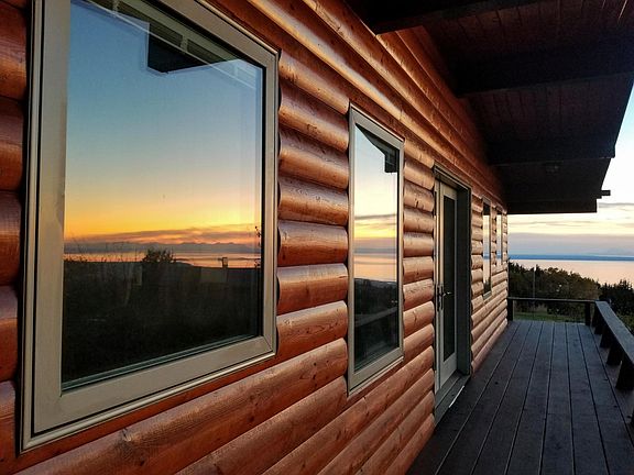 Picture Windows looking North toward Anchorage & Denali