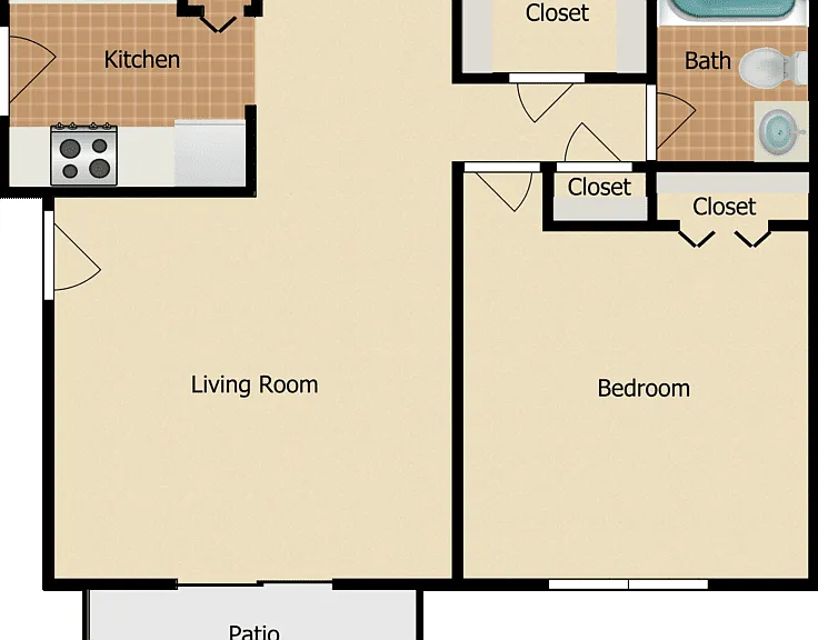 The Melrose Floorplan Diagram