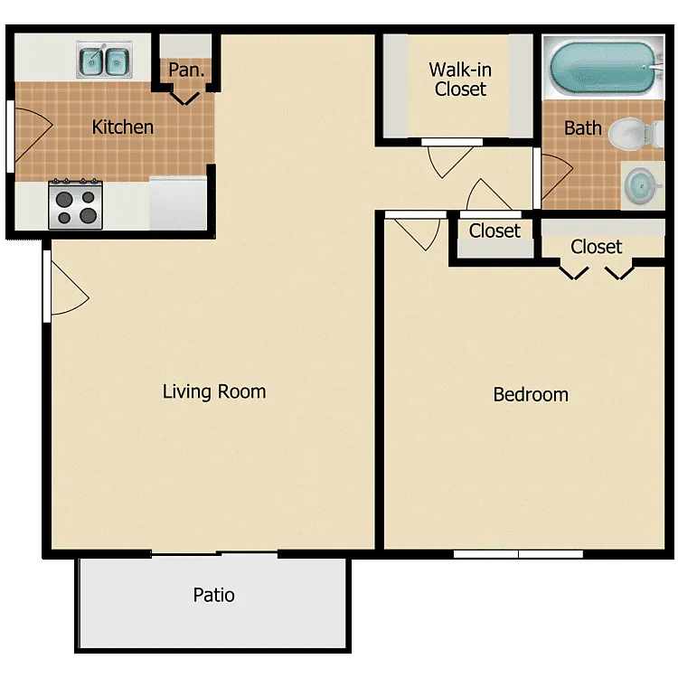 Floor plan The Melrose