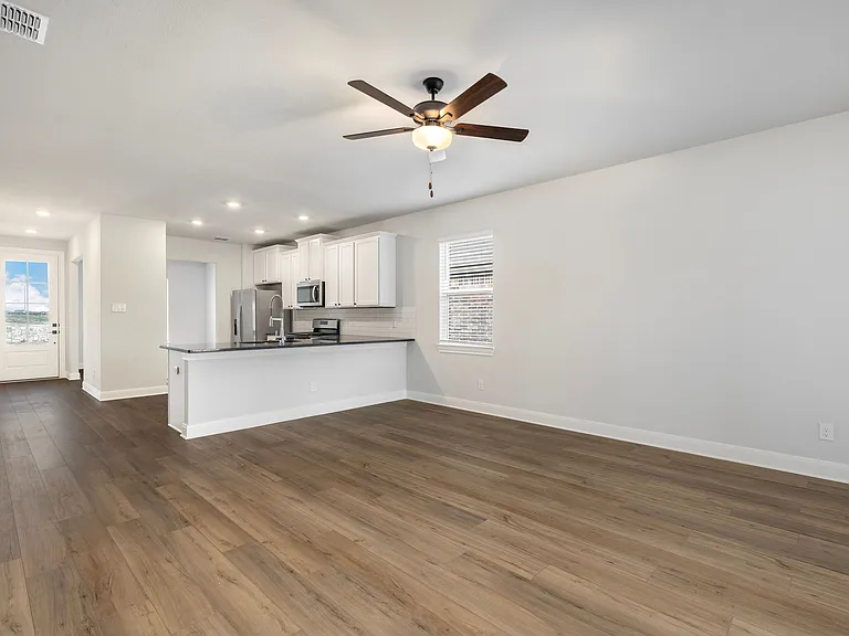 Open-concept perfect for hosting.