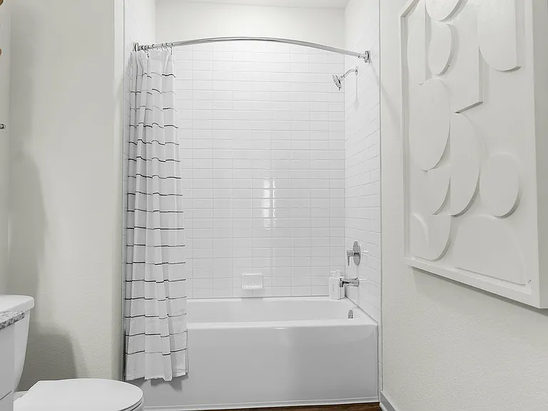Unwind in this stylish bathroom sanctuary, where modern design meets serene elegance.