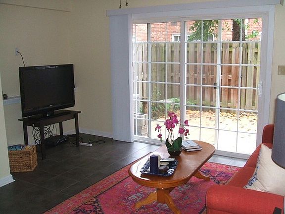 Sample living and back yard