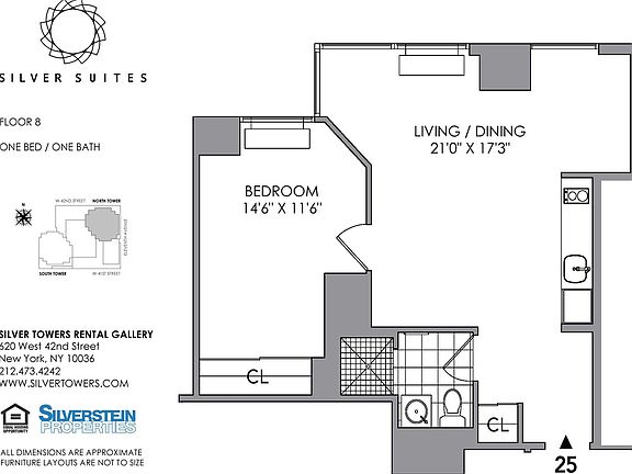 2nd image of 600 W 42nd St #825