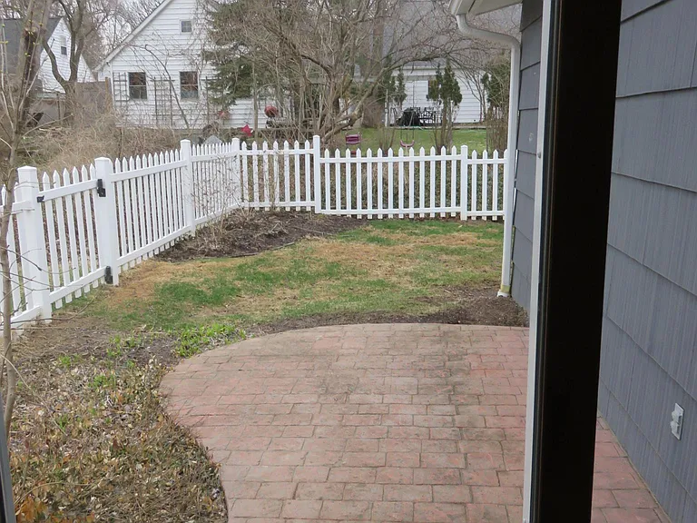 back patio off the den