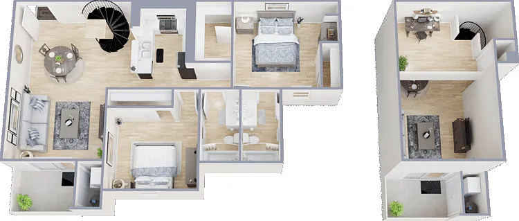 San Miguel III WITH LOFT Floorplan Diagram