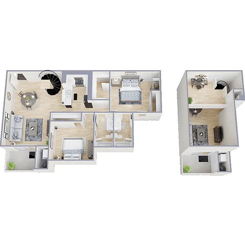 Floor plan San Miguel III WITH LOFT