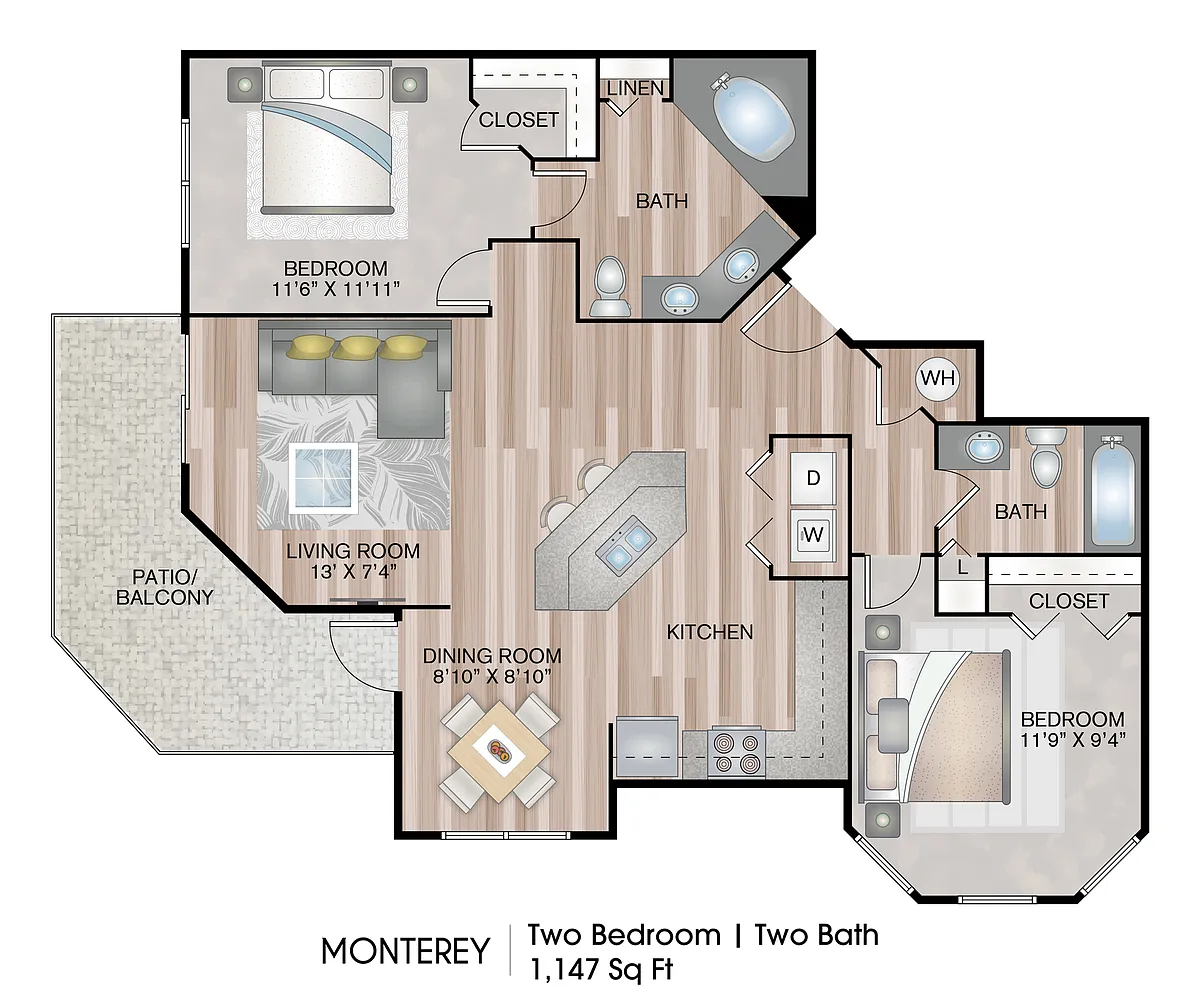 Floor plan MONTEREY