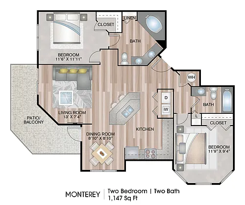 Floor plan MONTEREY