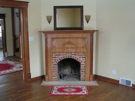 Fireplace in living room