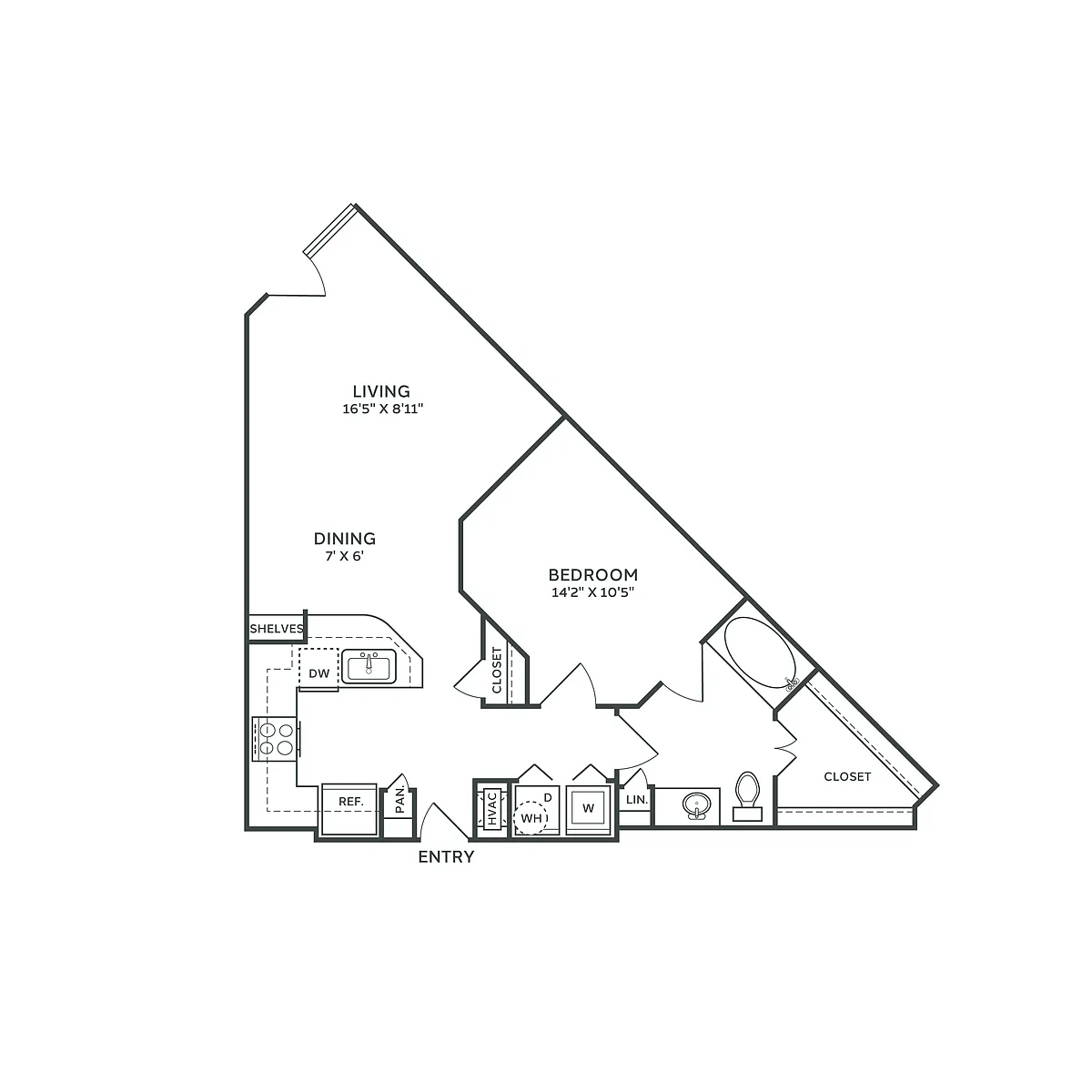 Floor plan A6 Renovated
