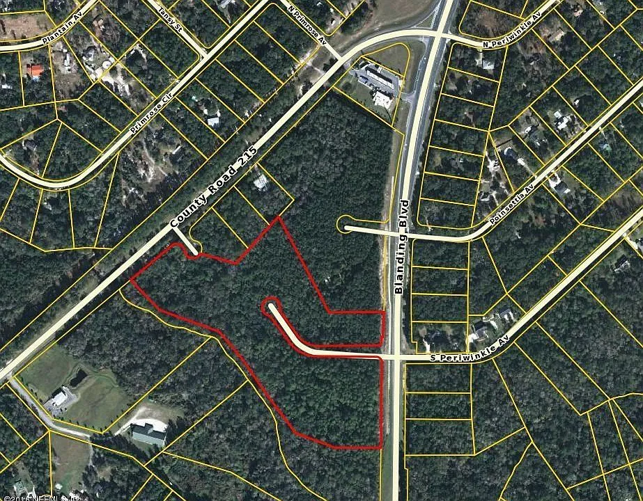 Aerial of Vacant Middleburg Land
