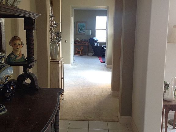 Entry, living room to right