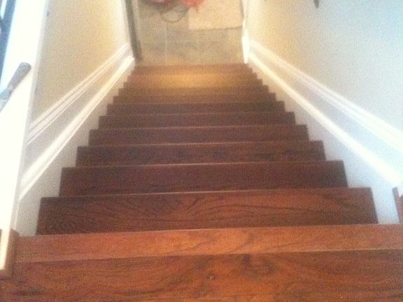 wood stairs