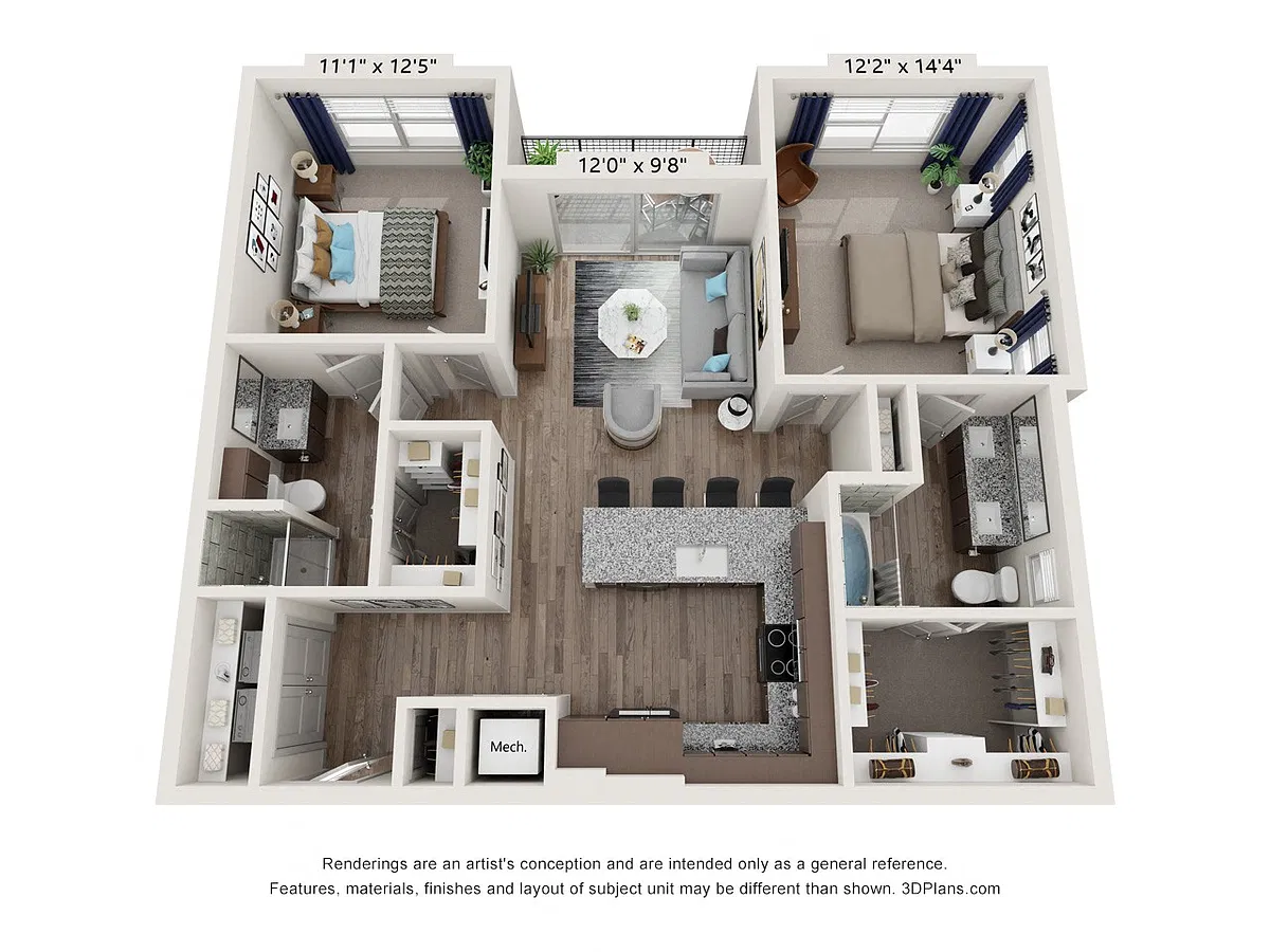 Floor plan B1