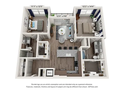 Floor plan B1