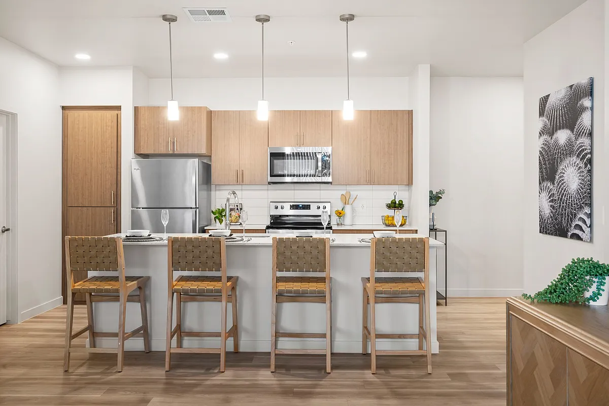 Photo 2 of 37 - Acero on Roosevelt - Goodyear, AZ Brand New Kitchen with Stainless Steel Appliances - Acero on Roosevelt