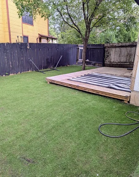 Turf and deck