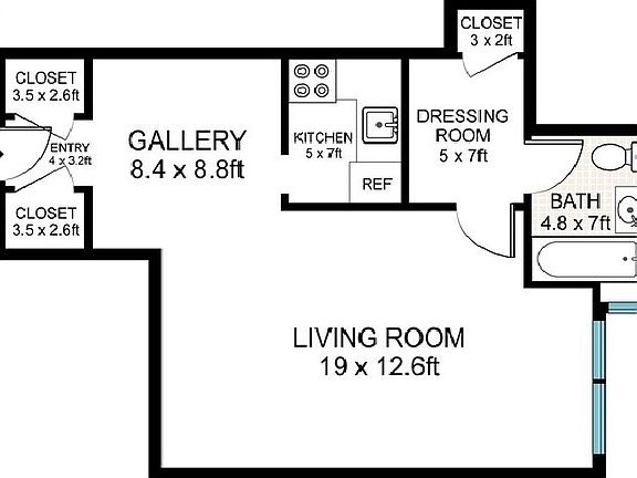 2nd image of 30 E 9th St APT 2H