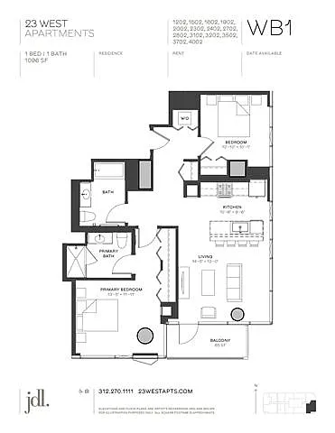 Floor plan WB1