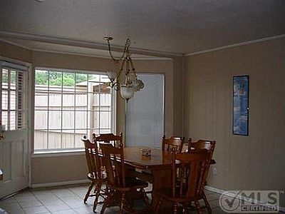Dining next to kitchen