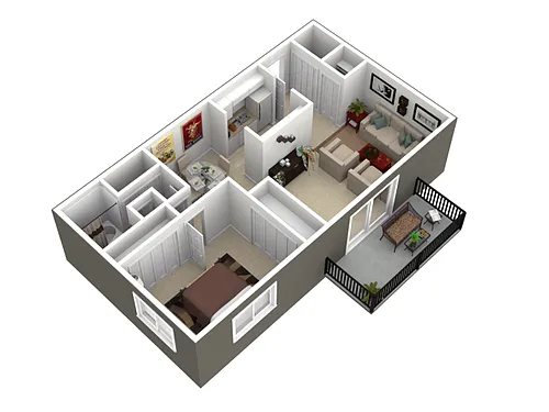 Floor plan The Addison