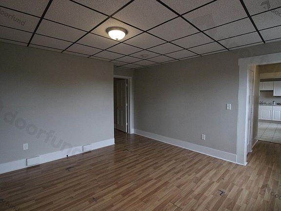 Living Room with new floors and paint,