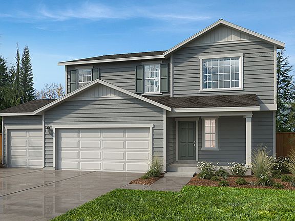 Exterior A with optional 3-car garage