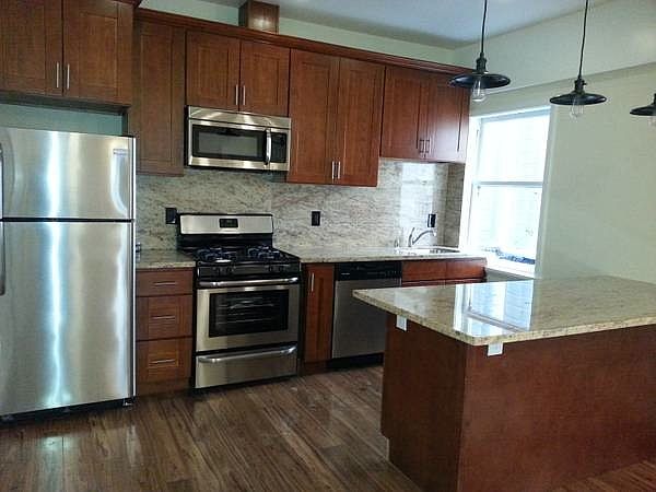 beautiful and clean galley kitchen