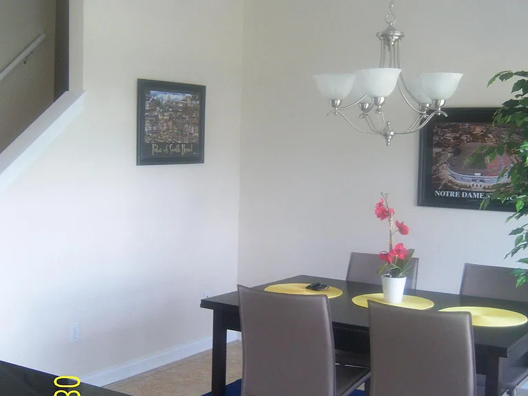 Dinette table off kitchen