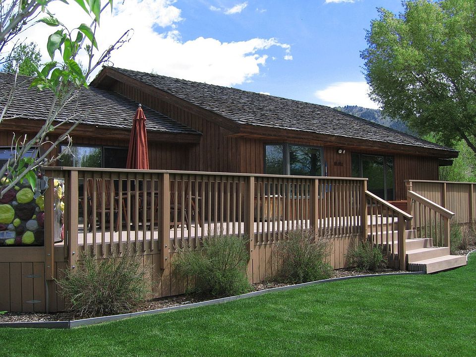 Rear view of home