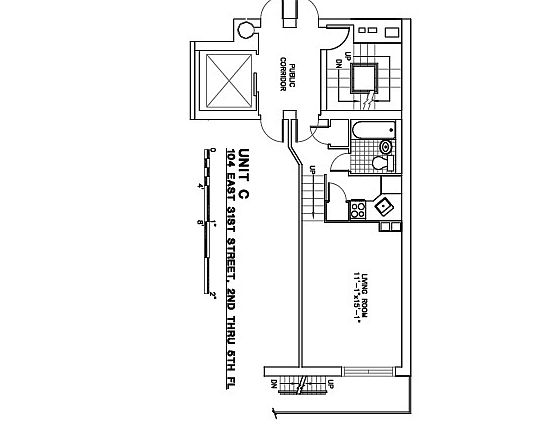 2nd image of 104 E 31st St APT 2C