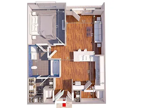 Floor plan Trinity