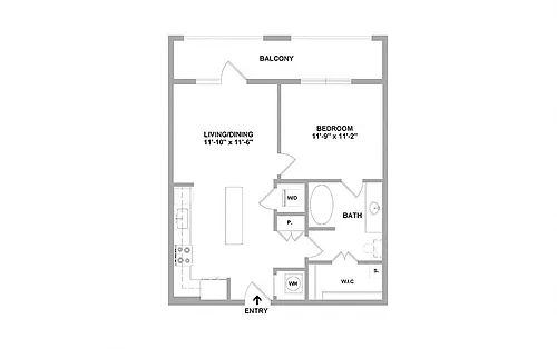 Floor plan A2a