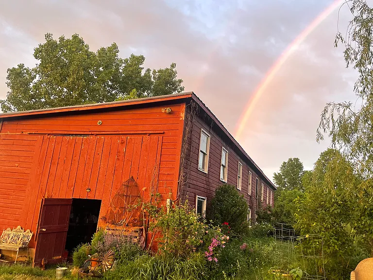 One of the barns