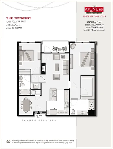 Floor plan The Newberry