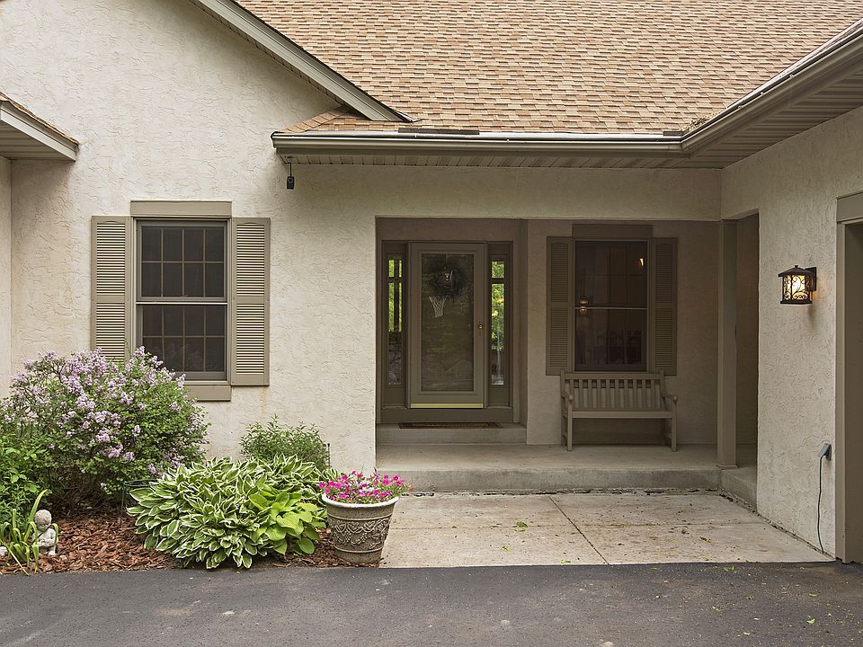 Covered porch greets you