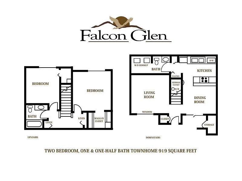 Floor plan 2x1.5R Town House