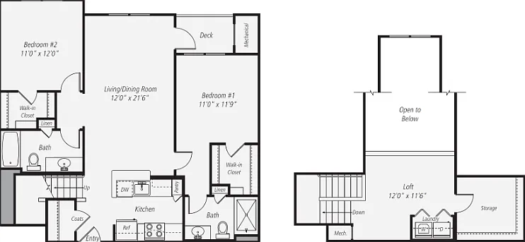 B3 - Loft Floorplan Diagram