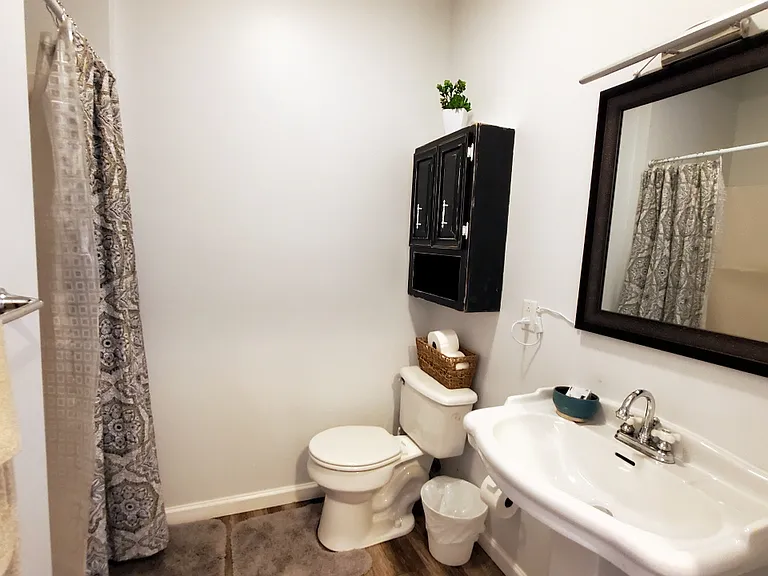 Full bath with stand up shower