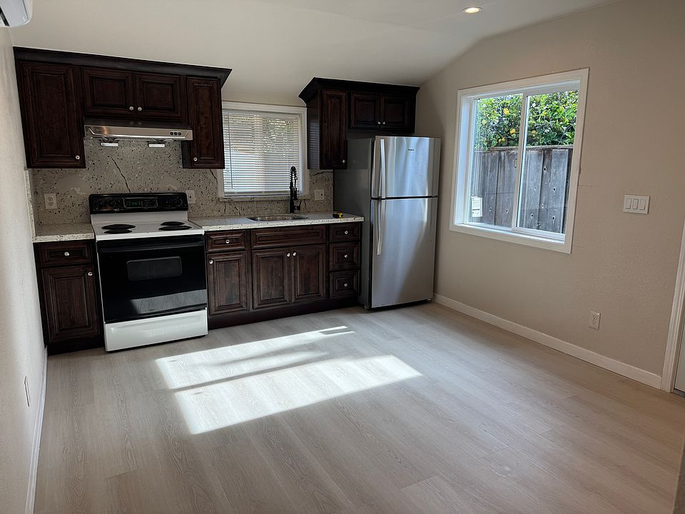 Cozy kitchen and living space