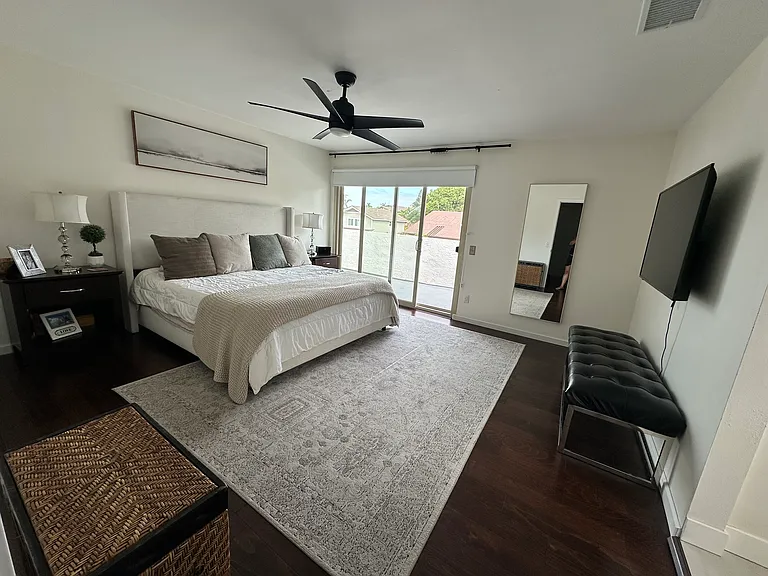 Master Bedroom- It has a patio