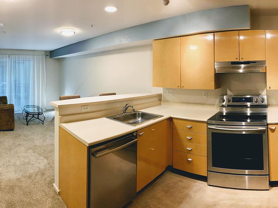 Kitchen and living room
