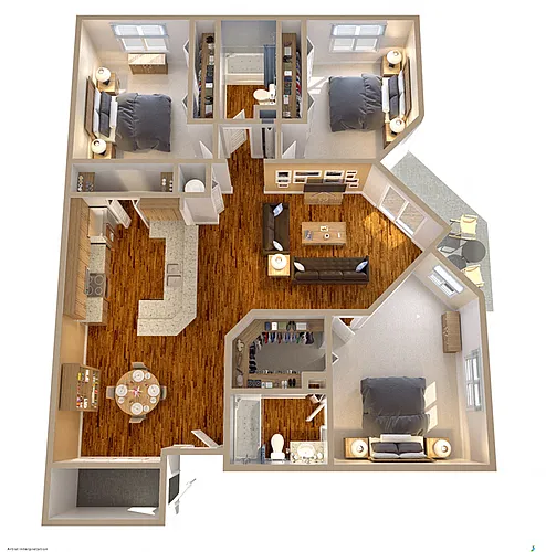Floor plan The Cartwright - Includes a Garage