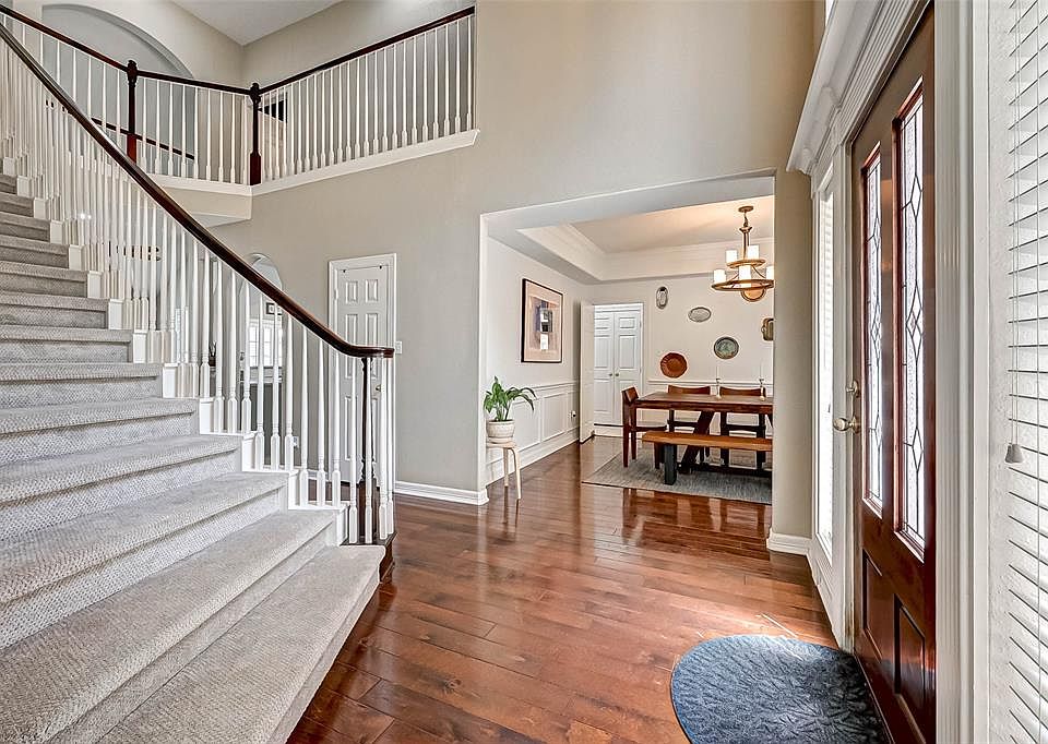 This gorgeous home offers immaculate wood flooring and recent carpet throughout.