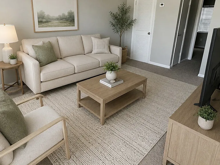 Bright Living Area in the Savannah Floorplan
