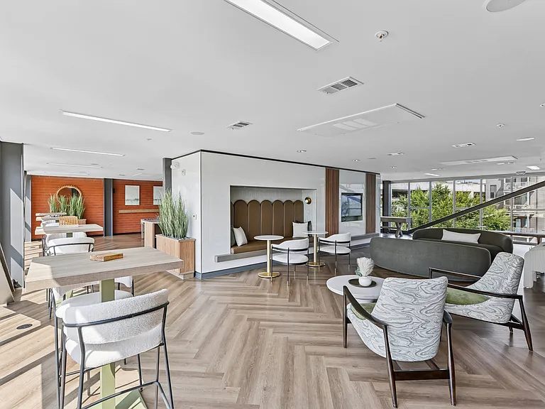 Clubroom with work from home space