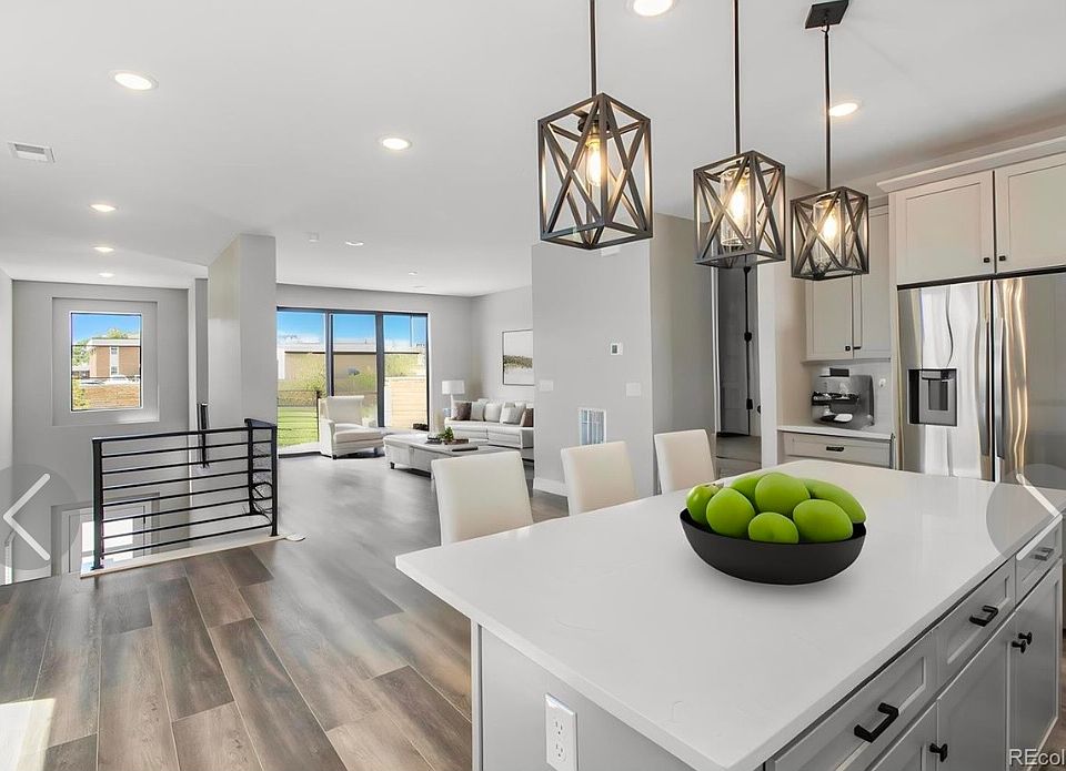 Beautiful bright kitchen space enjoying tons of natural light