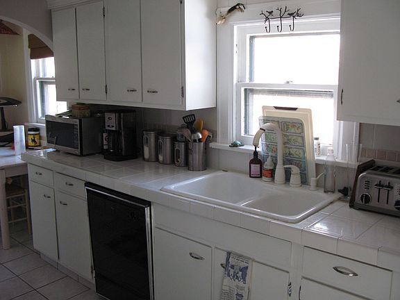 Roomy kitchen with breakfast nook.
