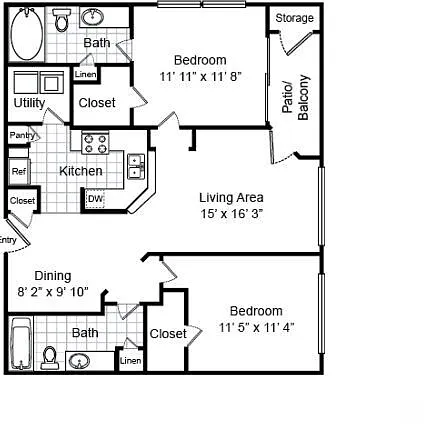 Floor plan B3